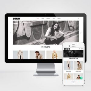 (自适应手机端)响应式服装服饰外贸企业网站模板-小森之家