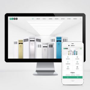 (自适应手机端)响应式环保科技网站模板-小森之家