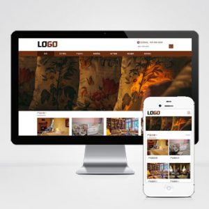 (自适应手机端)家私家纺网站模板 床上用品网站源码下载-小森之家