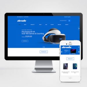 (自适应手机端)蓝色英文外贸网站模板 - 带三级栏目-小森之家