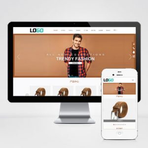 (自适应手机端)通用外贸网站模板 中英文服装外贸网站源码-小森之家