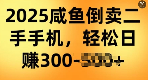 2025闲鱼倒卖二手手机，高客单，高利润，轻松日入3张-小森之家