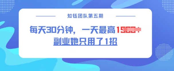 副业她只用了1招，每天30分钟，无脑二创，一天最高1.5k-小森之家